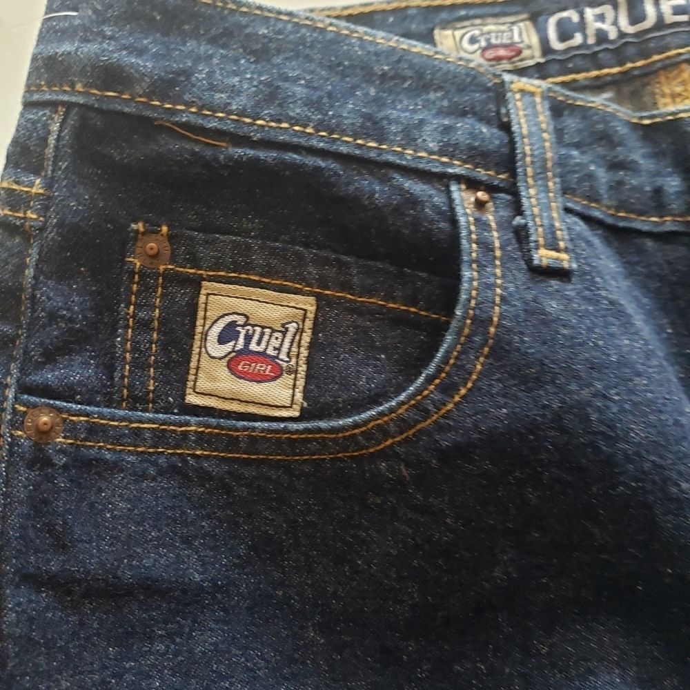 VINTAGE Cruel Girl Jean Skirt - Picture 2 of 6